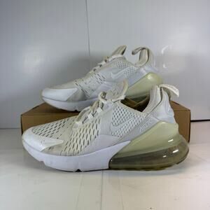 Nike Air Max 270 (GS) 943345-103 White/White Size 5 Youth
